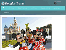 Tablet Screenshot of douglastravel.ie